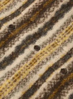 Outlet Cardigan In Fairisle Merino Mix Men Fleece.