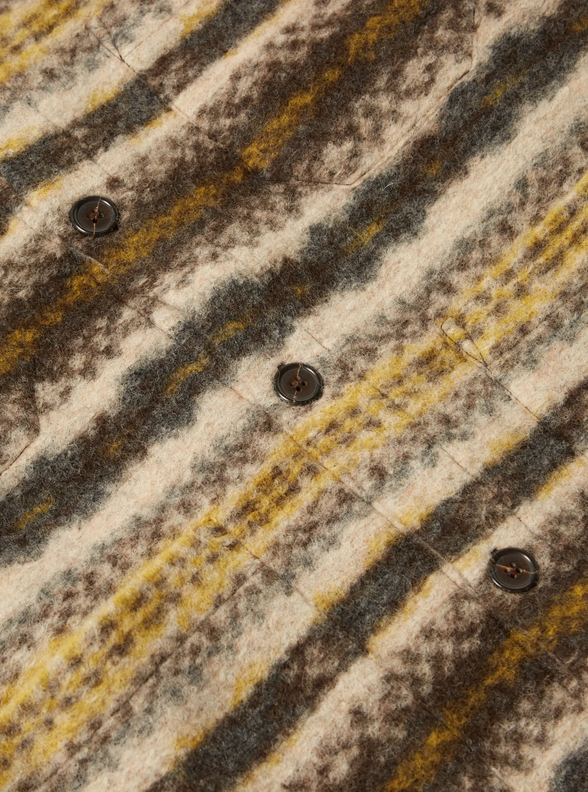 Outlet Cardigan In Fairisle Merino Mix Men Fleece.