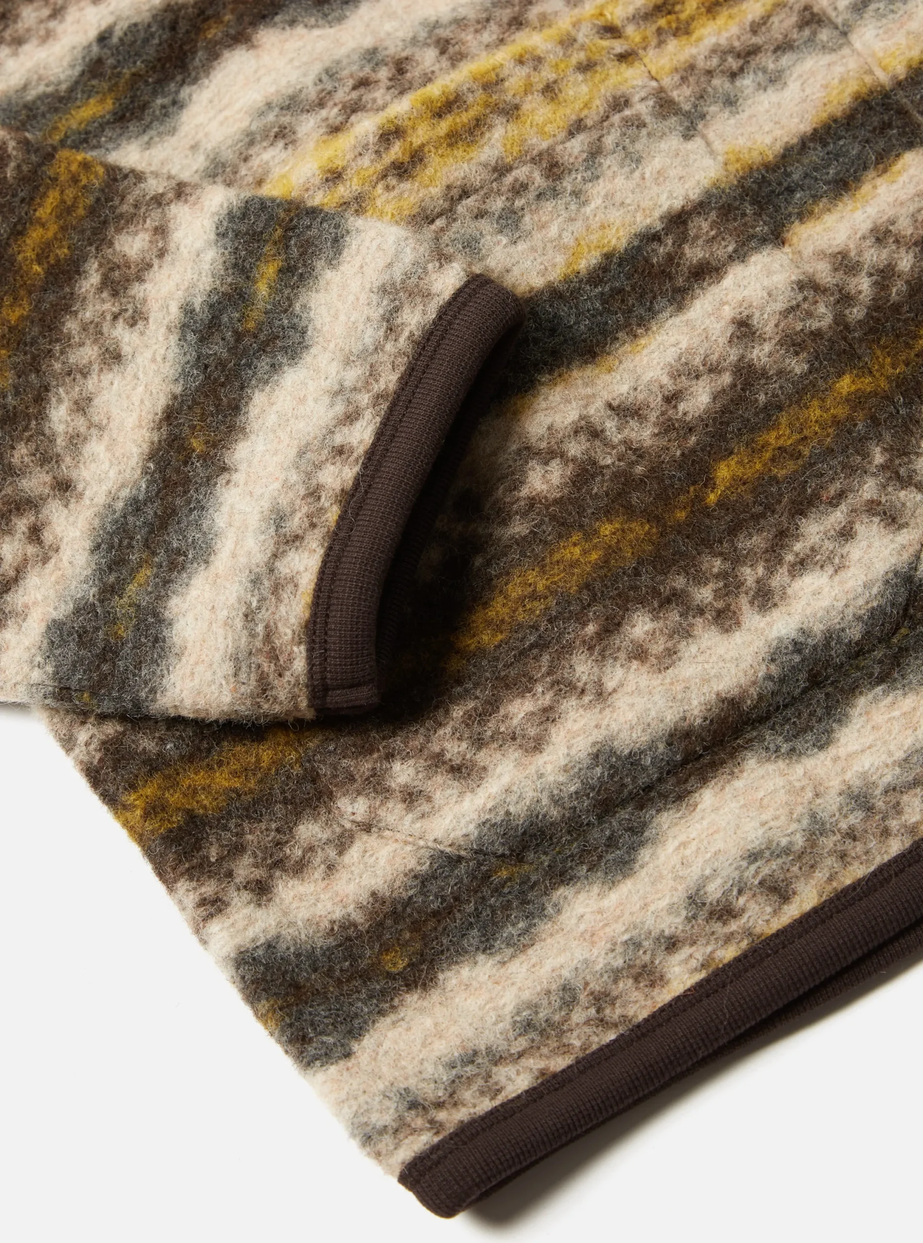 Outlet Cardigan In Fairisle Merino Mix Men Fleece.