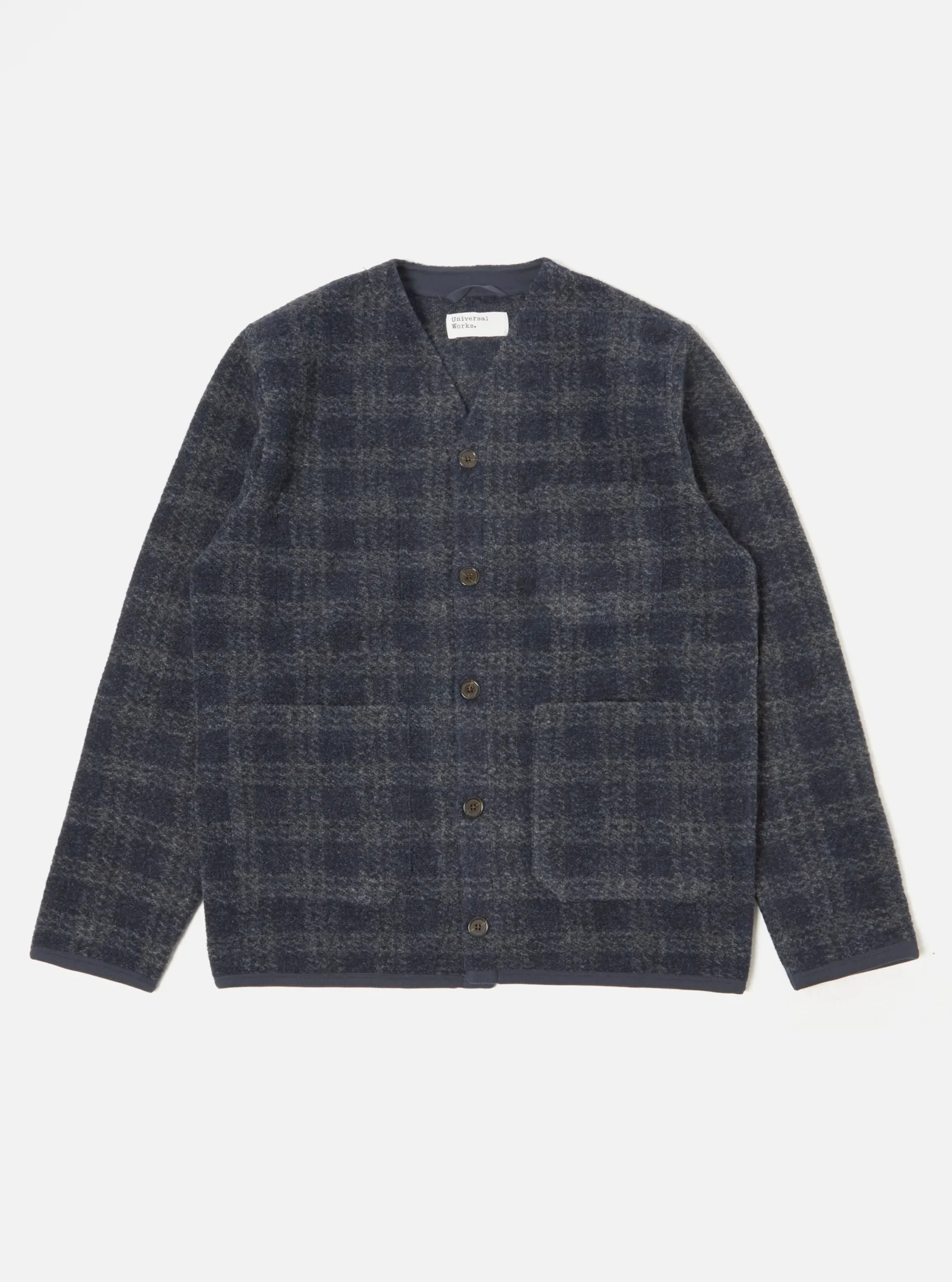 Cheap Cardigan In Navy Swarm Fleece Men Fleece.