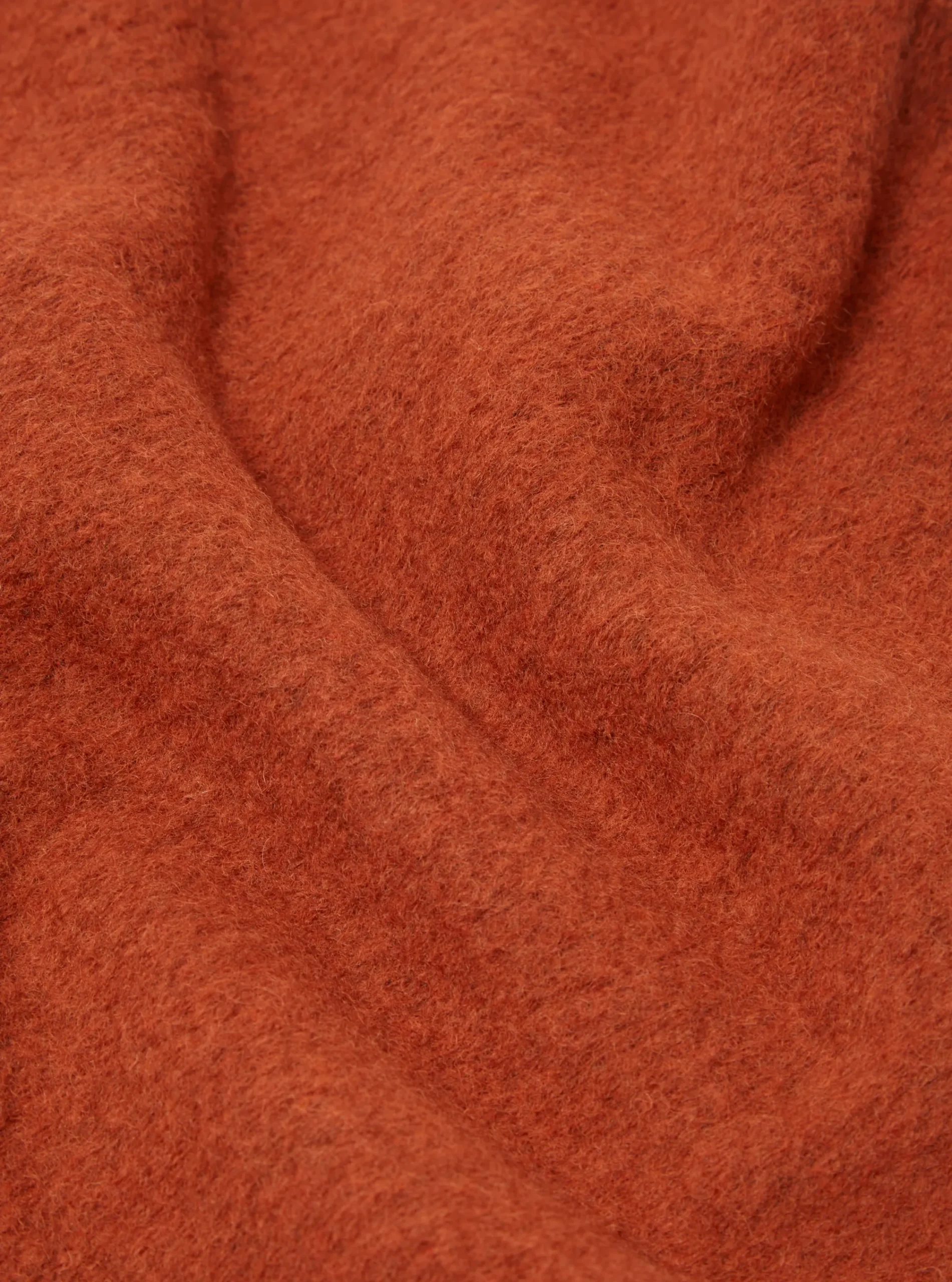 Best Sale Cardigan In Orange Wool Fleece Men Fleece.
