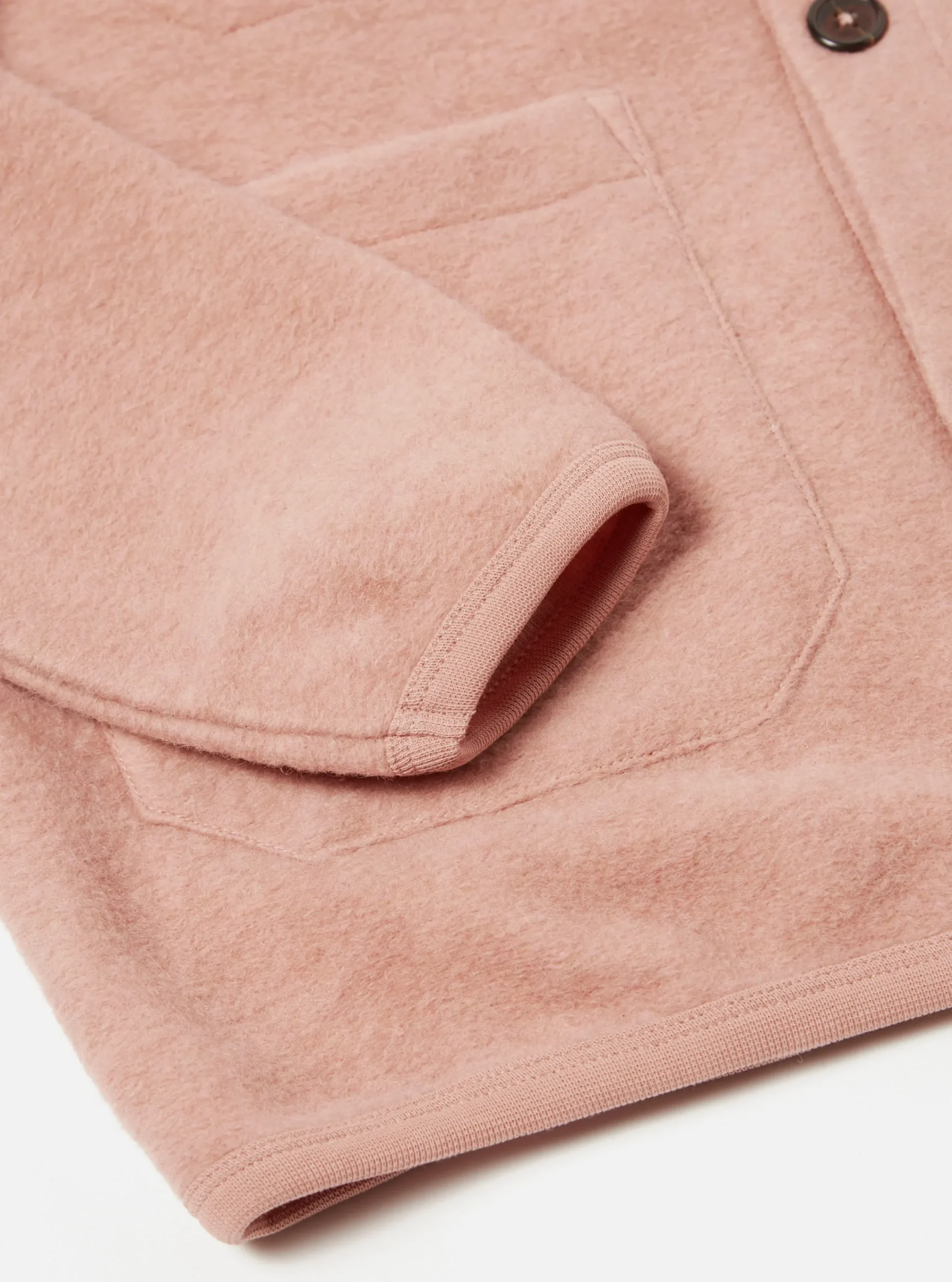 Hot Cardigan In Pink Wool Fleece Men Fleece.