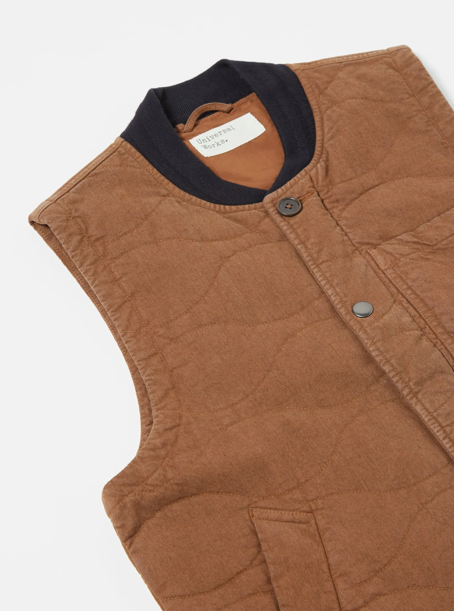 Online Carlton Gilet In Brown Marl Twill Men Waistcoats & Gilets.