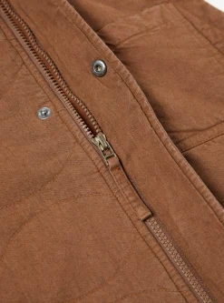 Online Carlton Gilet In Brown Marl Twill Men Waistcoats & Gilets.
