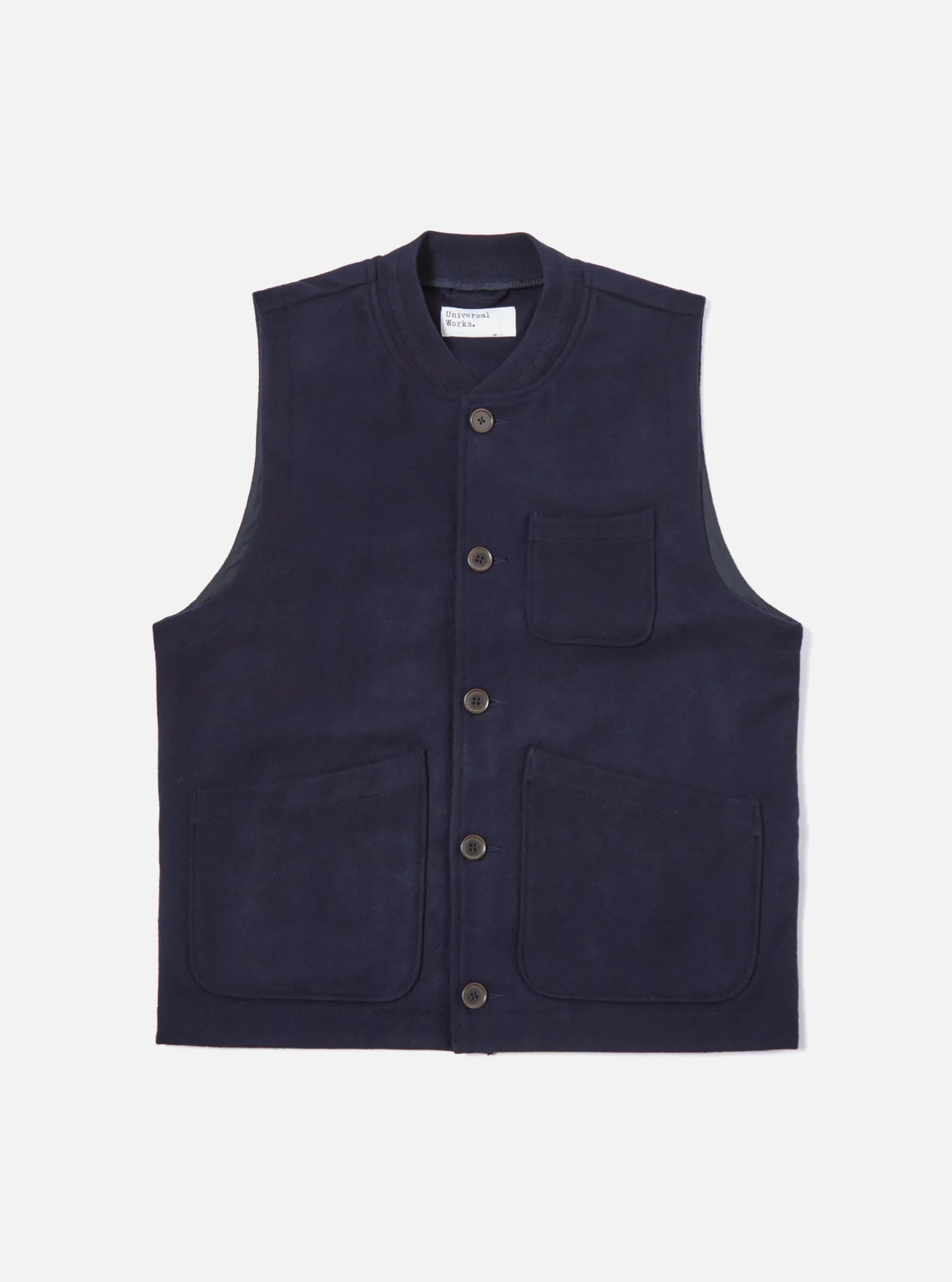 Sale Chore Waistcoat In Navy Mowbray Men Waistcoats & Gilets.