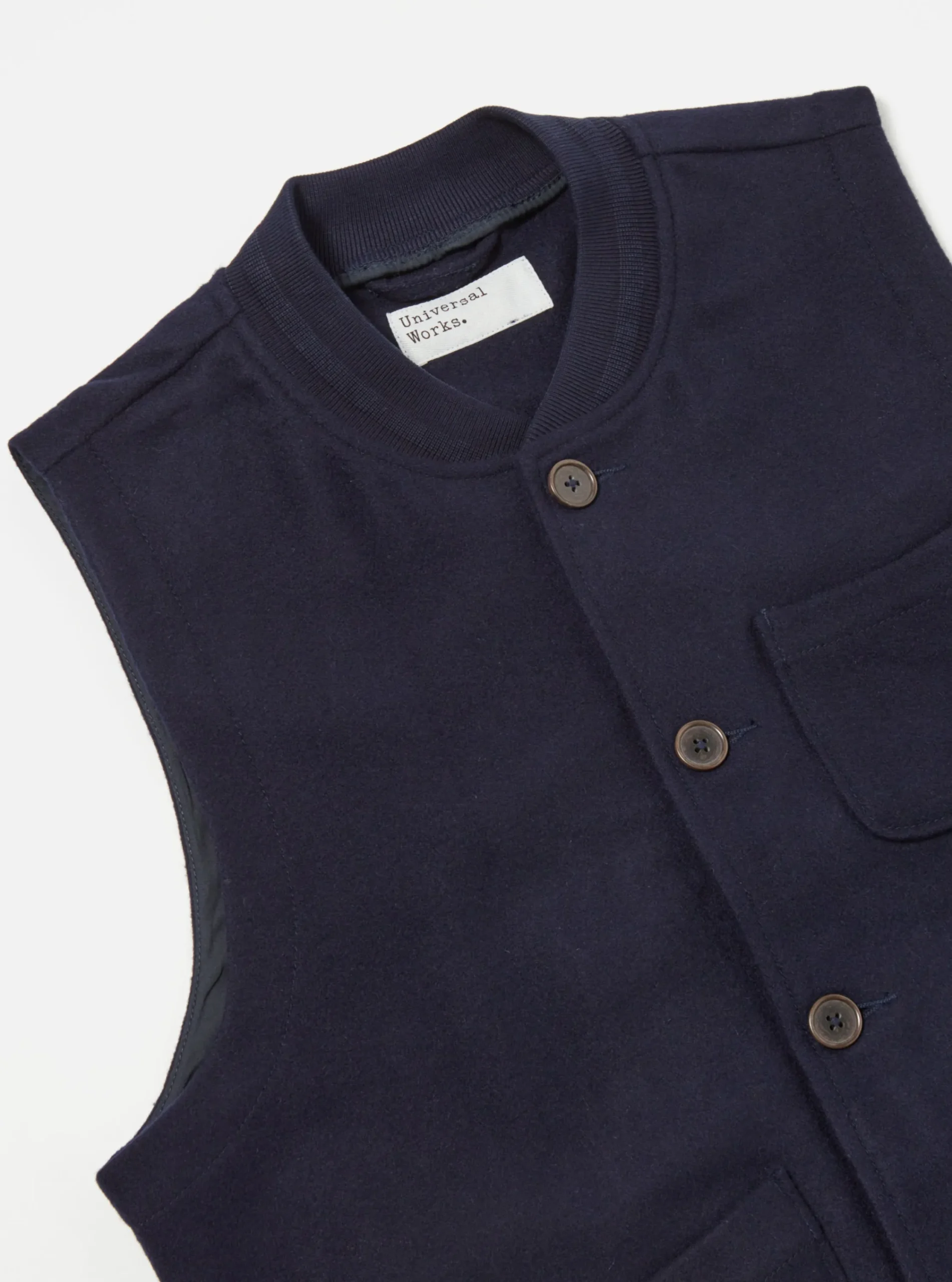 Sale Chore Waistcoat In Navy Mowbray Men Waistcoats & Gilets.