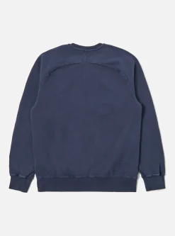 Store Classic Crew Sweatshirt In Navy Dry Handle Brushback Men Tees & Sweats.