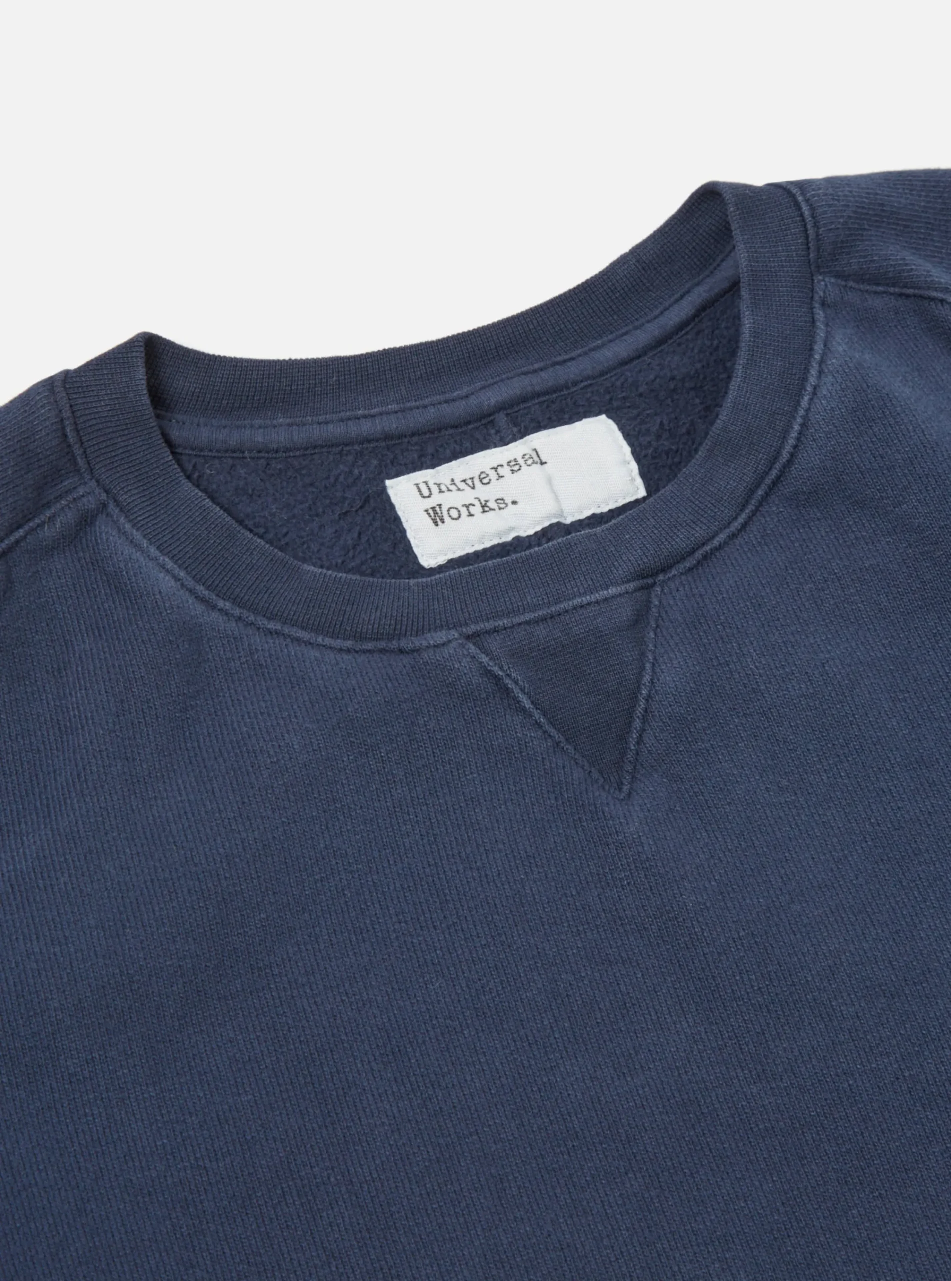 Store Classic Crew Sweatshirt In Navy Dry Handle Brushback Men Tees & Sweats.