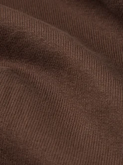Outlet Classic Crew Sweatshirt In Brown Dry Handle Brushback Men Tees & Sweats.