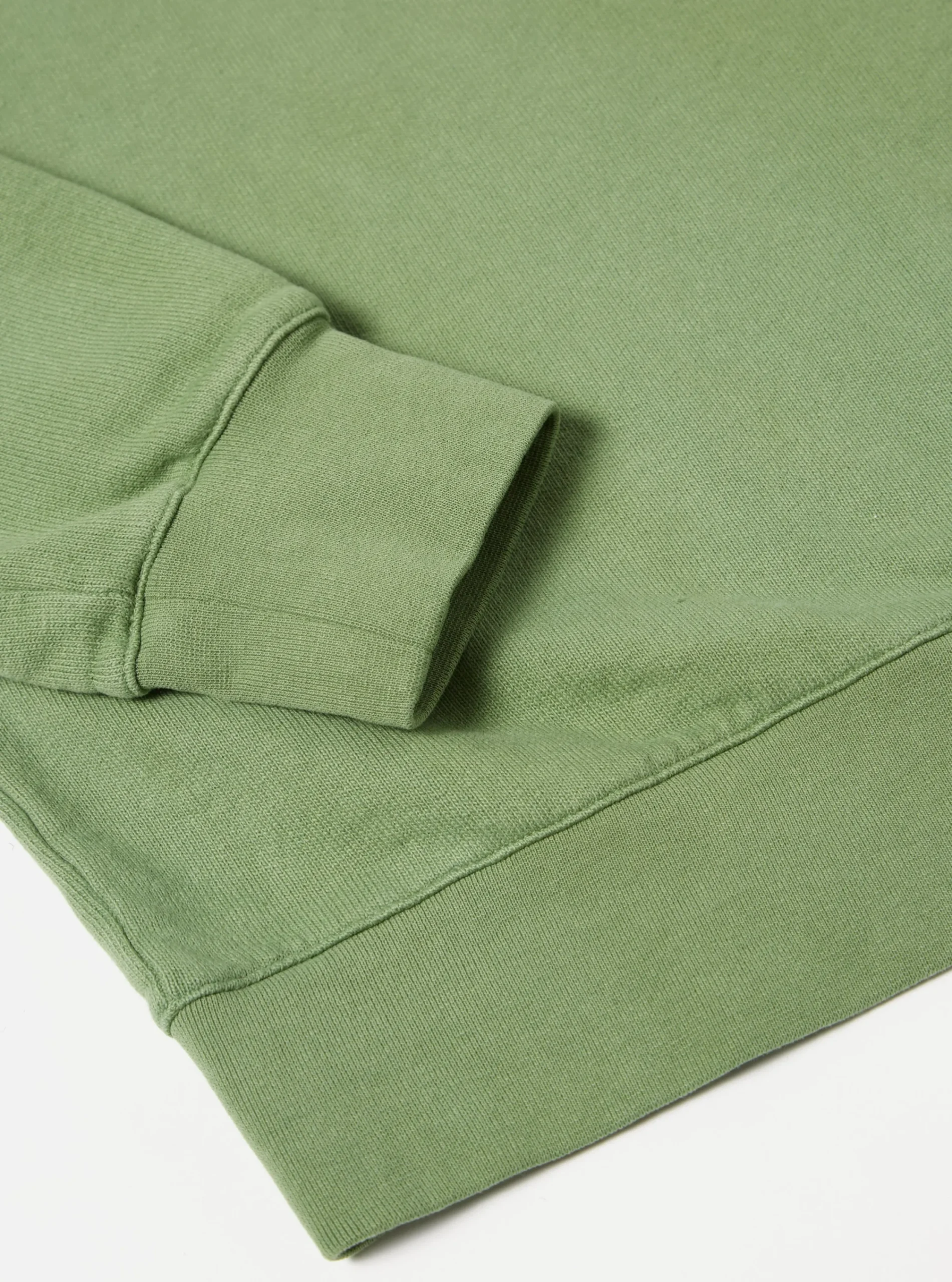 New Classic Crew Sweatshirt In Green Dry Brushback Pls Men Tees & Sweats.
