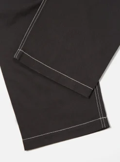 Fashion Coverall Pant In Black Twill Men Trousers.