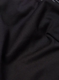Fashion Coverall Pant In Black Twill Men Trousers.