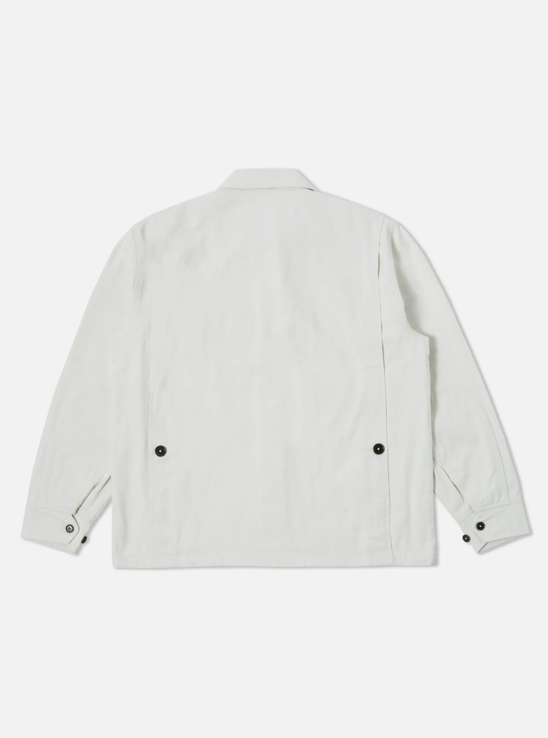 Store Cruiser Jacket In White Winter Twill Men Jackets.