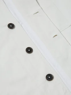 Store Cruiser Jacket In White Winter Twill Men Jackets.