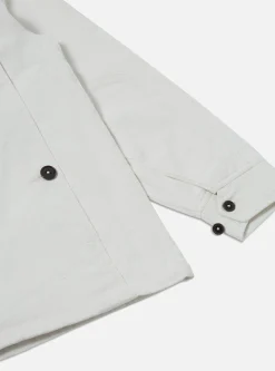Store Cruiser Jacket In White Winter Twill Men Jackets.