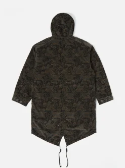 Online Cruiser Parka In Black Japanese Print Cord Men Coats & Outerwear.