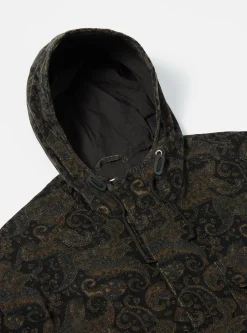 Online Cruiser Parka In Black Japanese Print Cord Men Coats & Outerwear.