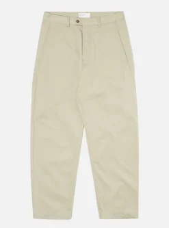 New Curved Pant In Stone Twill Men Trousers.