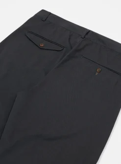Hot Curved Pant In Black Twill Men Suiting.
