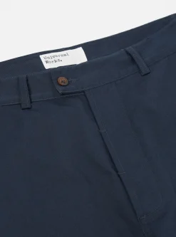 Hot Curved Pant In Navy Twill Men Suiting.
