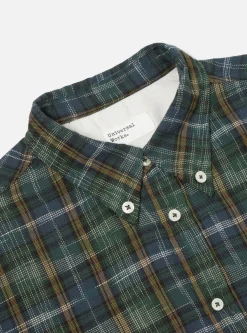 Flash Sale Daybrook Shirt In Green Ikat Twill Check Men Shirts.