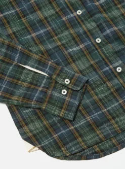 Flash Sale Daybrook Shirt In Green Ikat Twill Check Men Shirts.