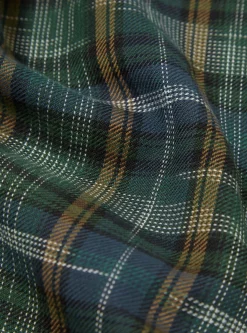 Flash Sale Daybrook Shirt In Green Ikat Twill Check Men Shirts.