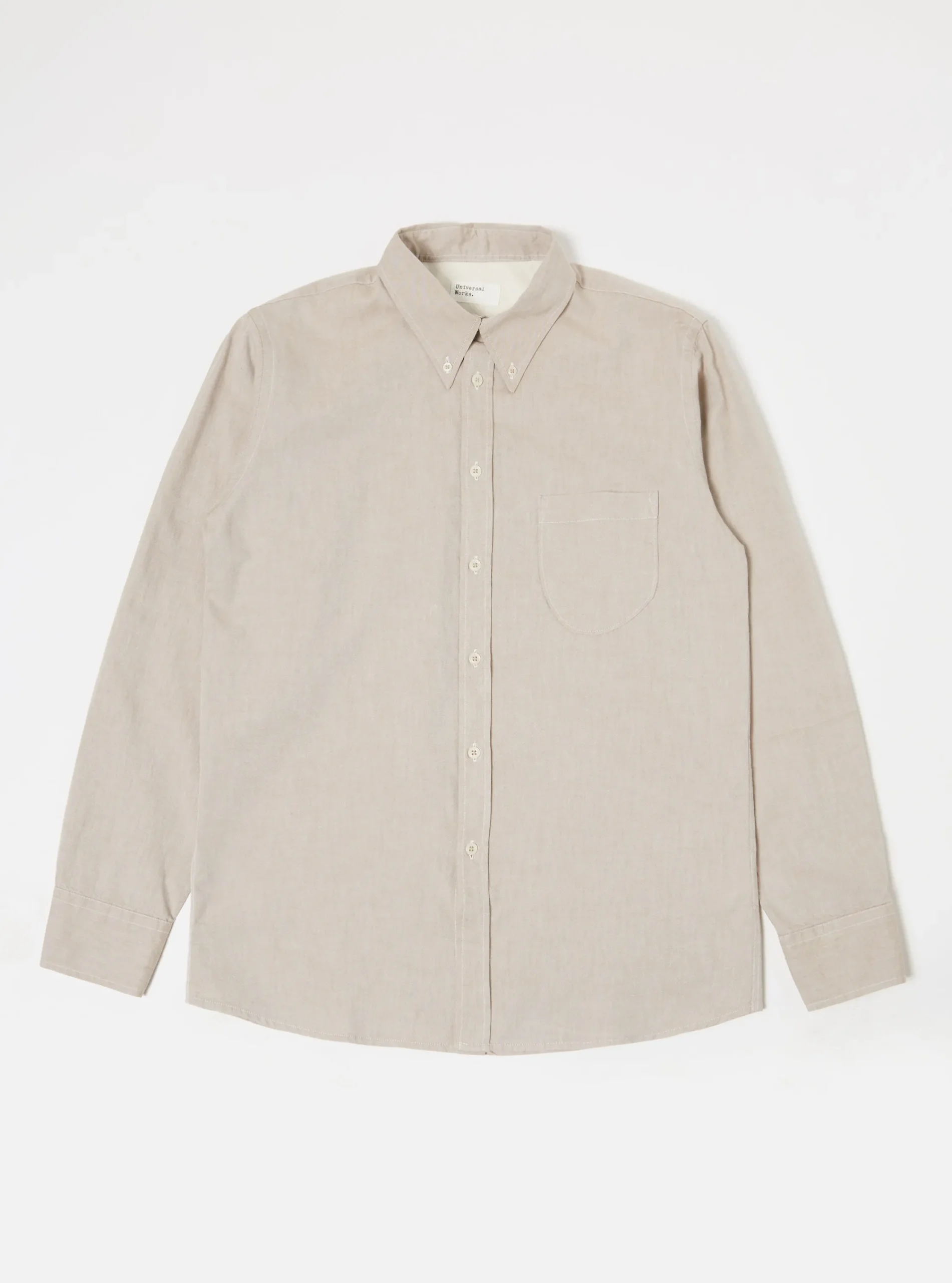Best Sale Daybrook Shirt In Sand Organic Oxford Men Shirts.