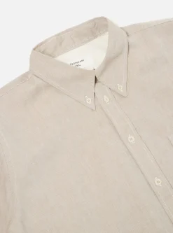 Best Sale Daybrook Shirt In Sand Organic Oxford Men Shirts.