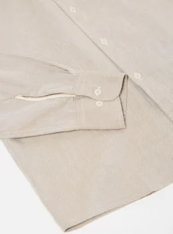 Best Sale Daybrook Shirt In Sand Organic Oxford Men Shirts.