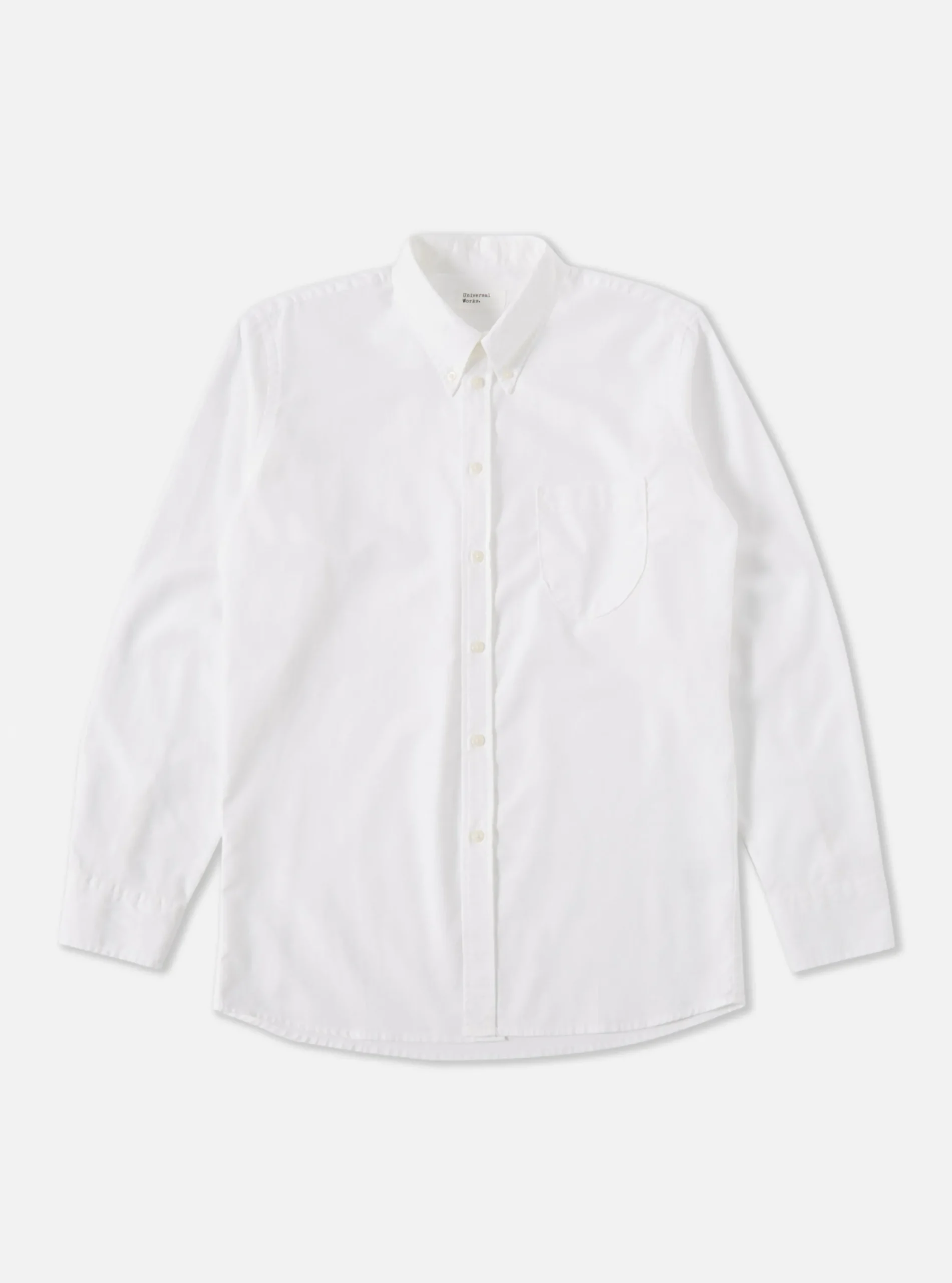 Cheap Daybrook Shirt In White Organic Oxford Men Shirts.