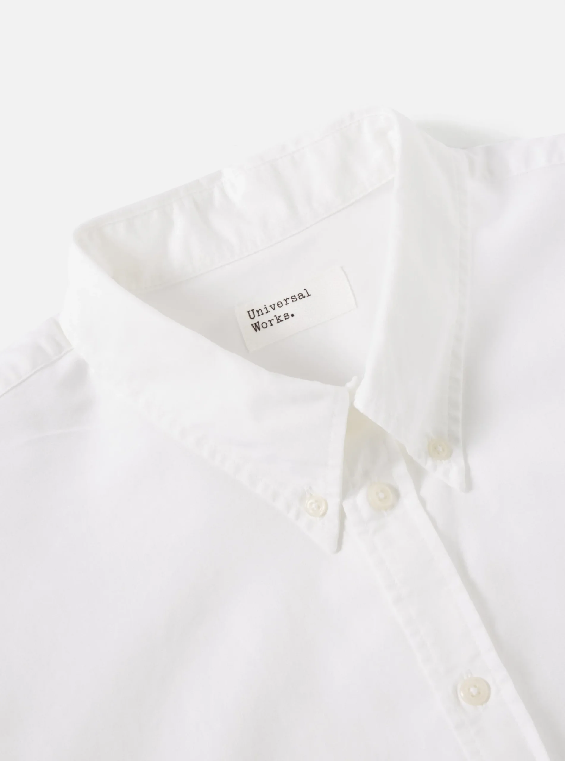 Cheap Daybrook Shirt In White Organic Oxford Men Shirts.