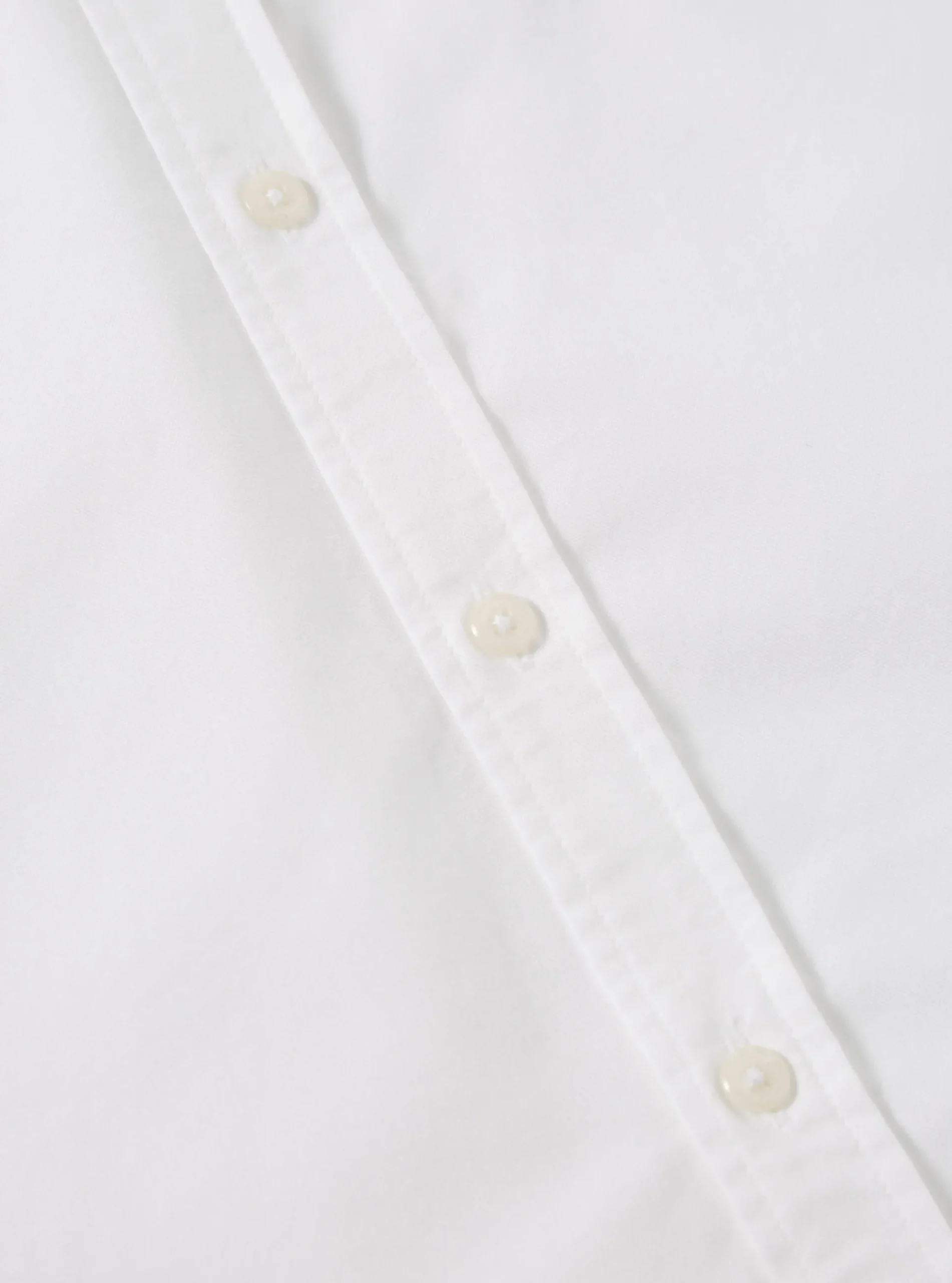 Cheap Daybrook Shirt In White Organic Oxford Men Shirts.