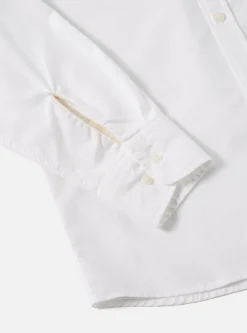 Cheap Daybrook Shirt In White Organic Oxford Men Shirts.
