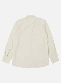 Best Daybrook Shirt In Ecru Brushed Cotton Wool Men Shirts.