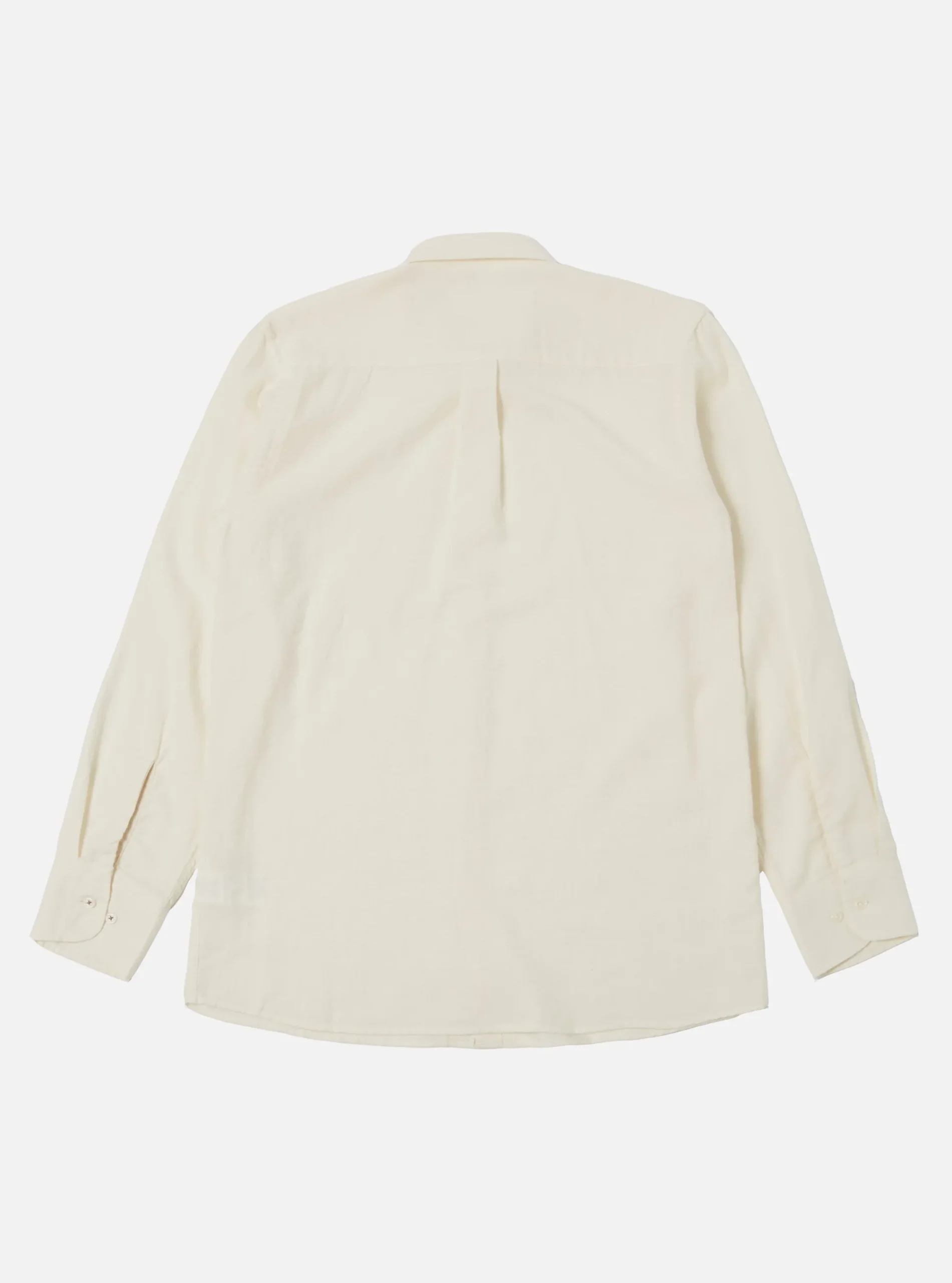 Best Daybrook Shirt In Ecru Brushed Cotton Wool Men Shirts.