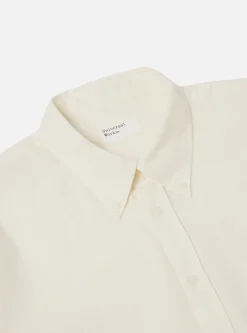 Best Daybrook Shirt In Ecru Brushed Cotton Wool Men Shirts.