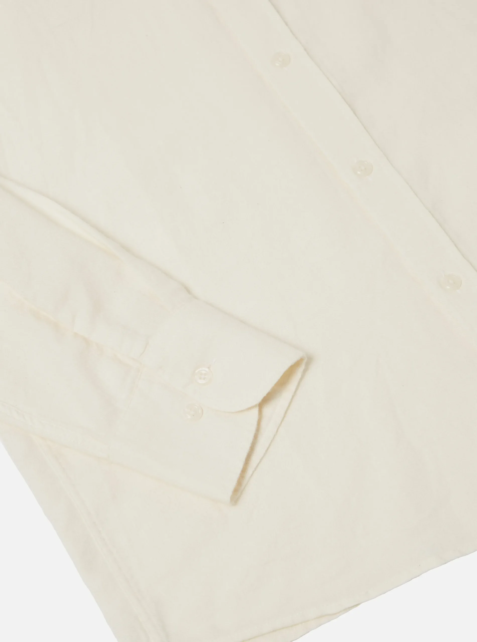 Best Daybrook Shirt In Ecru Brushed Cotton Wool Men Shirts.