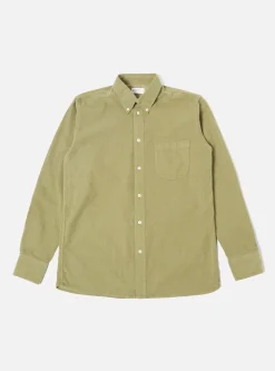 Clearance Daybrook Shirt In Olive Super Fine Cord Men Overshirts.