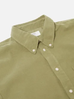 Clearance Daybrook Shirt In Olive Super Fine Cord Men Overshirts.