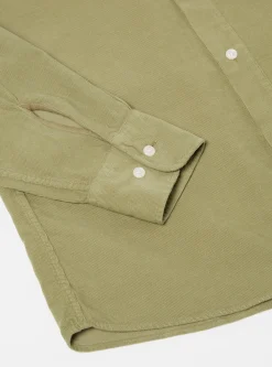 Clearance Daybrook Shirt In Olive Super Fine Cord Men Overshirts.