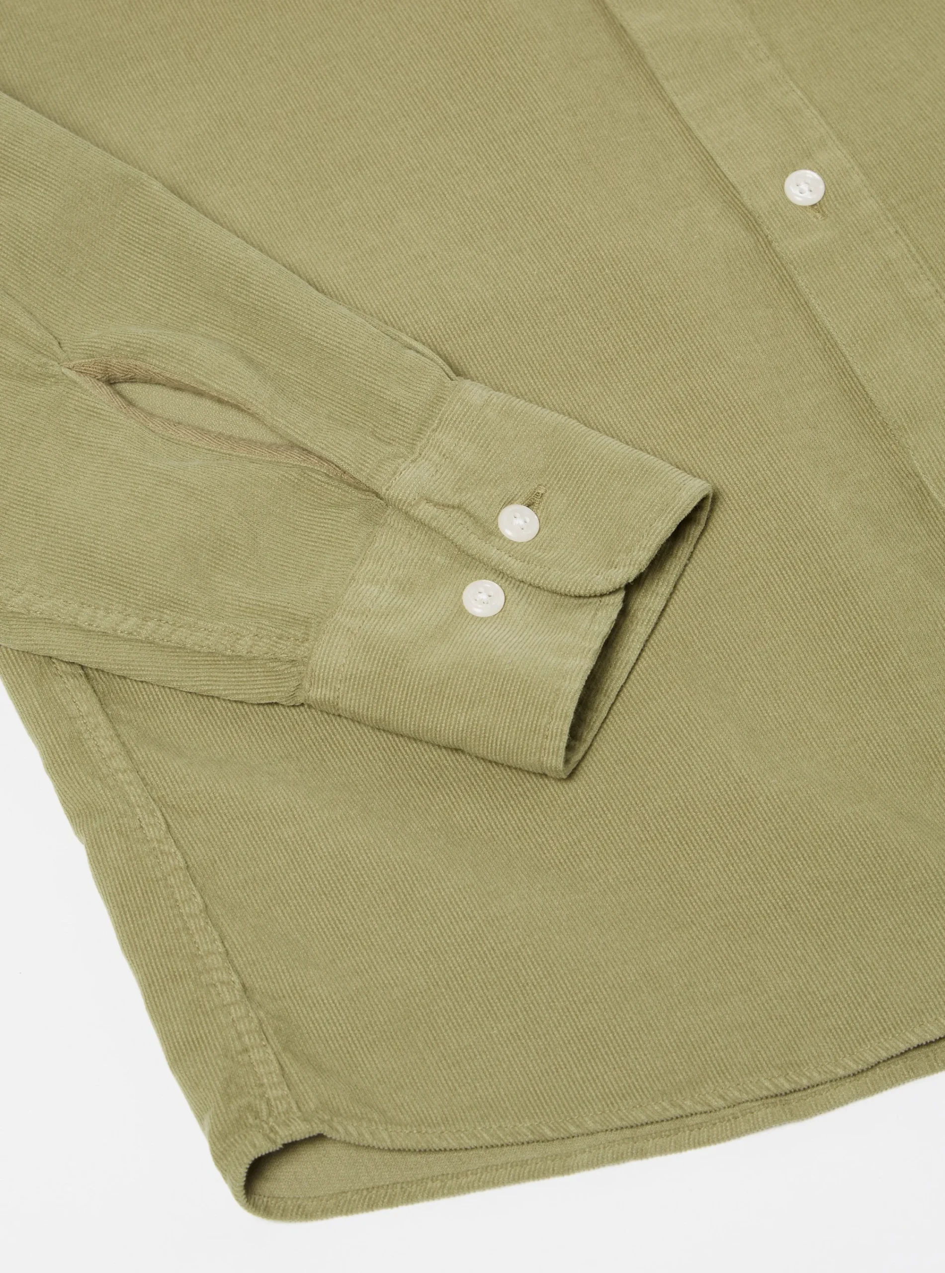 Clearance Daybrook Shirt In Olive Super Fine Cord Men Overshirts.