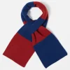 Store Deluxe Football Scarf In Red/Blue Soft Wool Men Accessories.