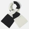 Cheap Deluxe Football Scarf In Ecru/Black Soft Wool Men Accessories.