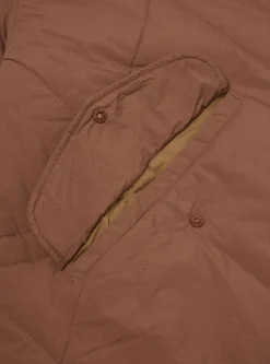 Sale Diamond Quilt Parka In Brown Recycled Nylon Men Coats & Outerwear.