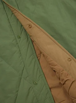 Clearance Diamond Quilt Parka In Green Recycled Nylon Men Coats & Outerwear.