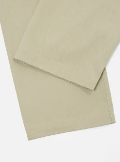 Cheap Double Pleat Pant In Stone Twill Men Suiting.