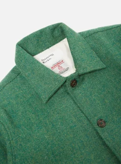 Fashion Easy Over Jacket In Green Harris Tweed Men Jackets.