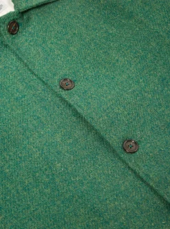 Fashion Easy Over Jacket In Green Harris Tweed Men Jackets.