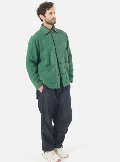 Fashion Easy Over Jacket In Green Harris Tweed Men Jackets.
